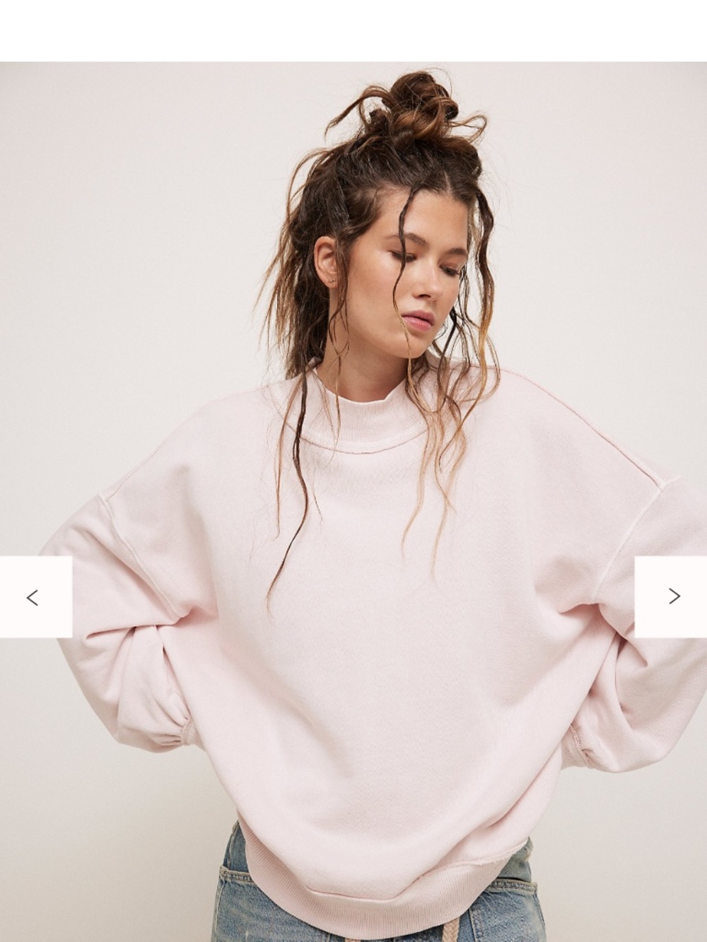 We The Free Palm Springs Turtleneck in Mauve Chalk